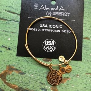 Gold Alex and Ani bracelet